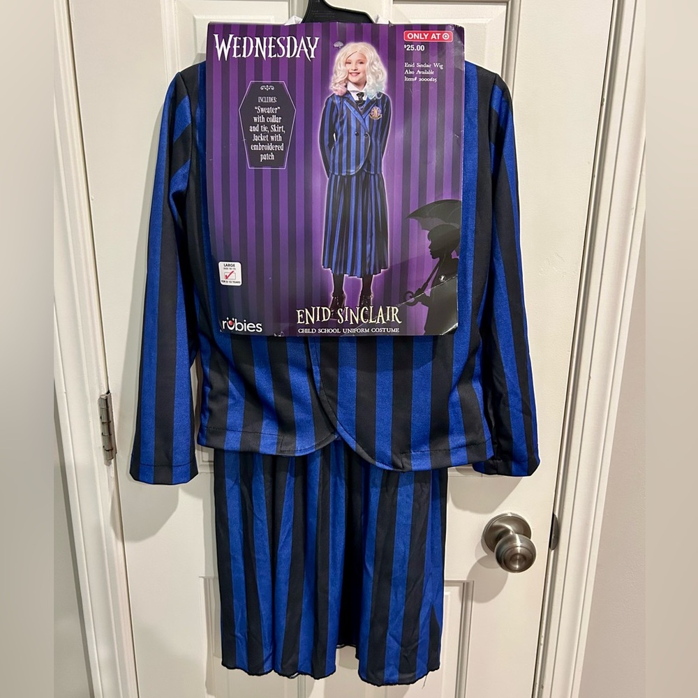 Rubie's Enid Sinclair Kids Costume - Striped Blue and Black